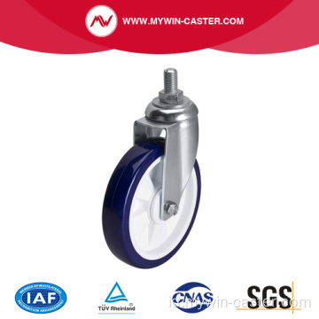 Medium 6 Inch 130Kg Threaded Swive TPU Caster